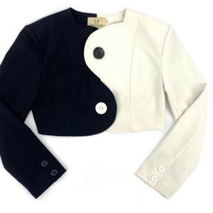 RARE Penelope Gazin Fashion Brand Company Yin Yang Blazer xl/xxl